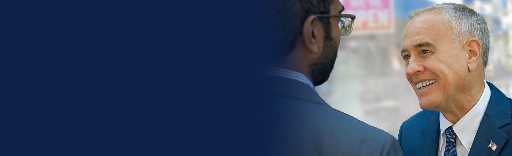 state comptroller dinapoli on a district tour in new york city