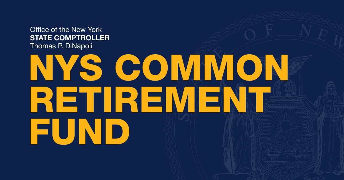 New york state common retirement fund office of the new york state