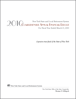 2010 Comprehensive Annual Financial Report Cover