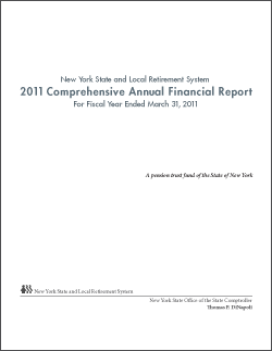 2011 Comprehensive Annual Financial Report Cover