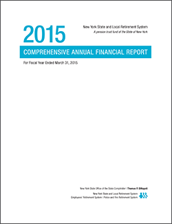 2015 Comprehensive Annual Financial Report Cover