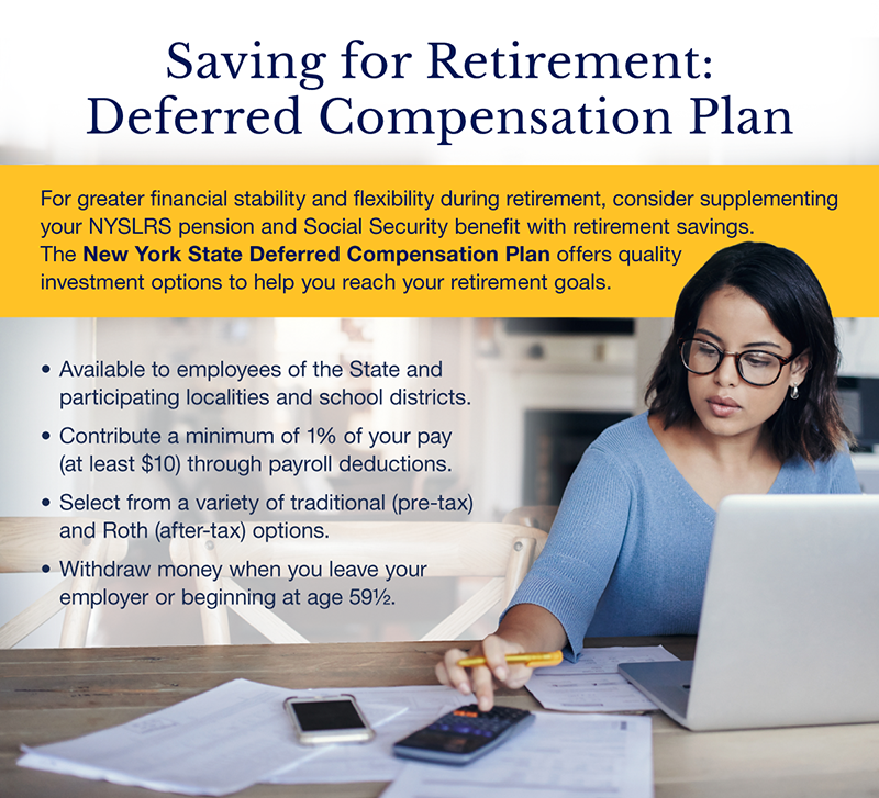 The New York State Deferred Compensation Plan offers quality investment options to help you reach your retirement goals.