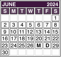 June 2024 Pension Payment Calendar