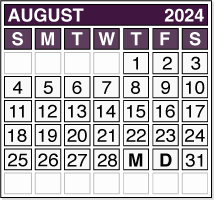 August 2024 Pension Payment Calendar