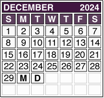 December 2024 Pension Payment Calendar