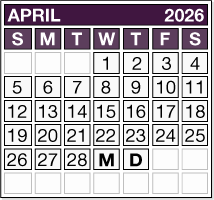 April 2026 Pension Payment Calendar