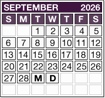 September 2026 Pension Payment Calendar