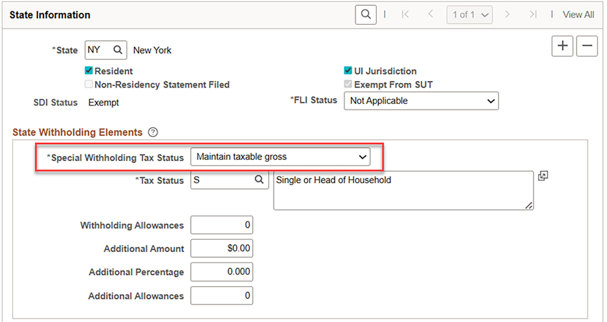 State Information Example