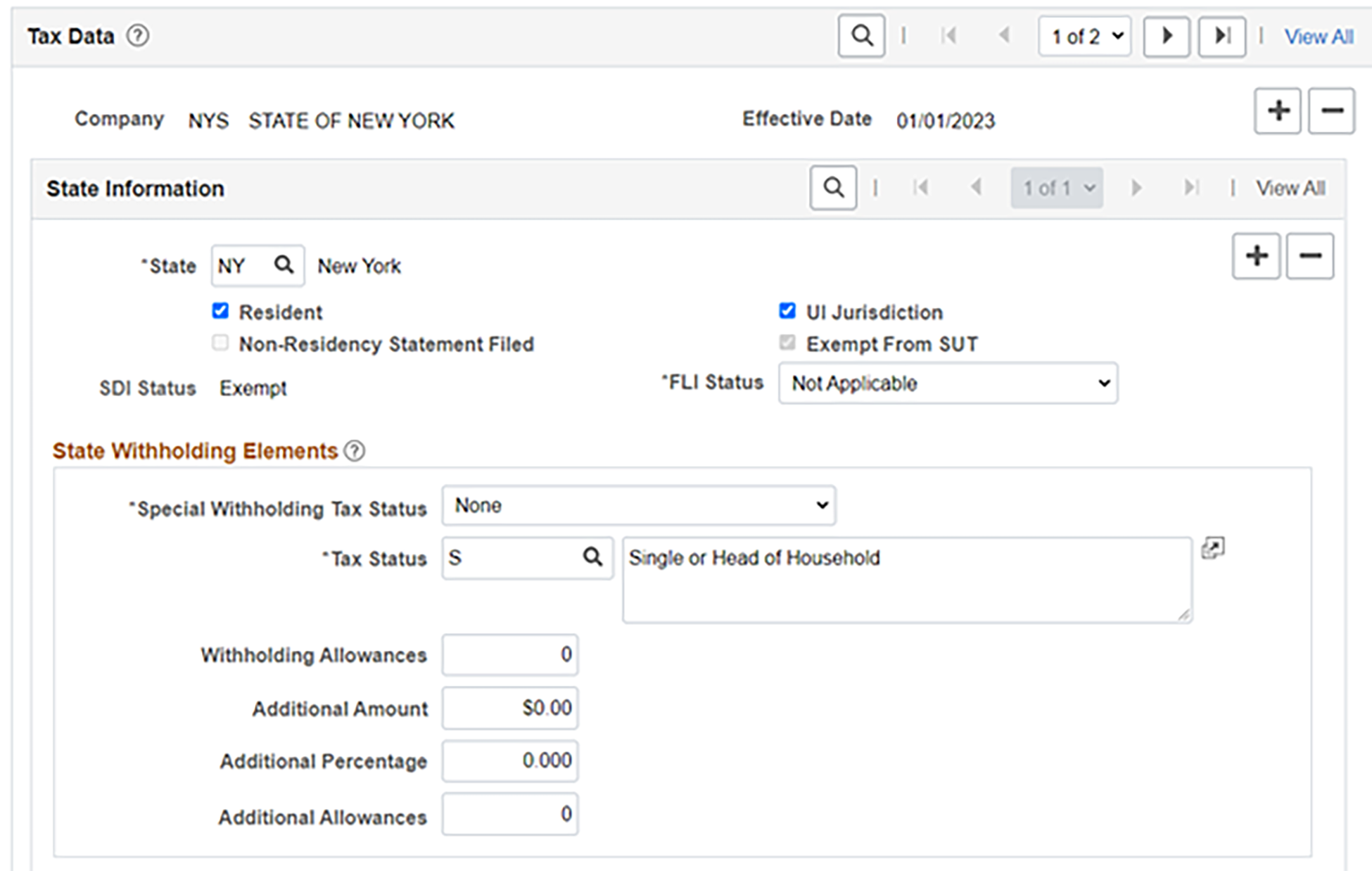 Tax Data Info Example 3