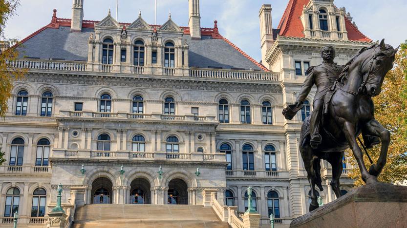 The New York State capitol