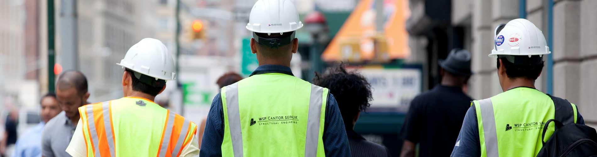 Group of NYC construction workers.