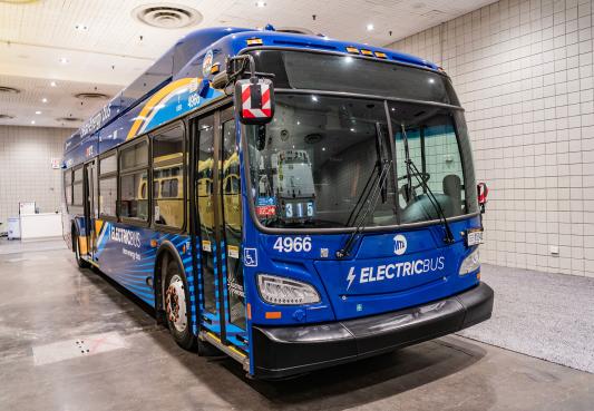 metropolitan transportation authority fully electric bus