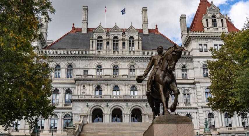 new york state capitol building in albany